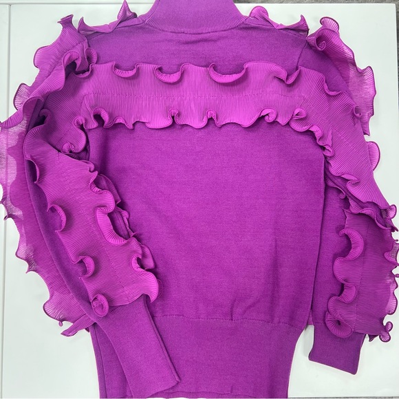 Anne Fontaine Sidaline Sweater in Anemone - Picture 4 of 6